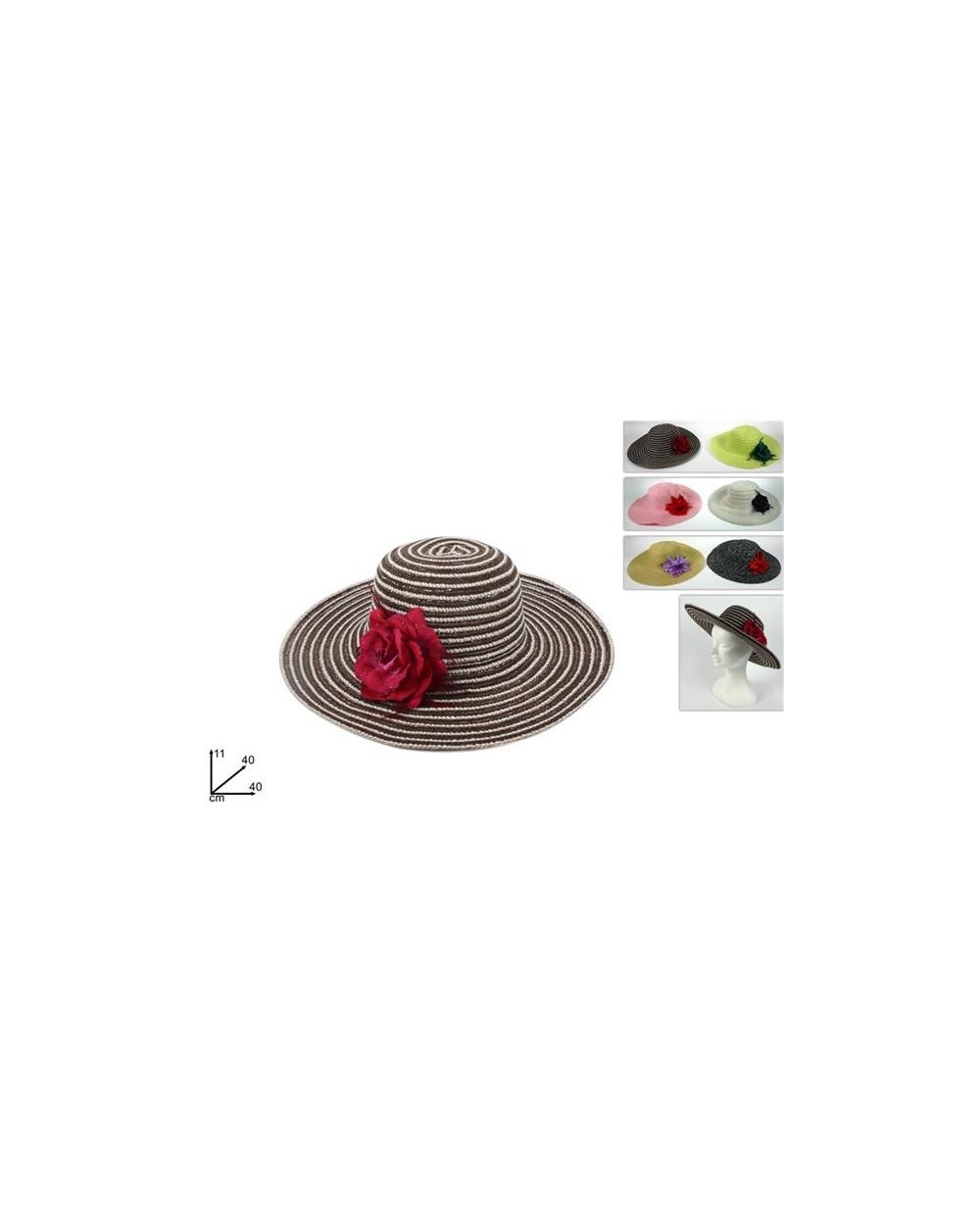 CAPPELLO PAGLIETTA C/FIORE  A206788