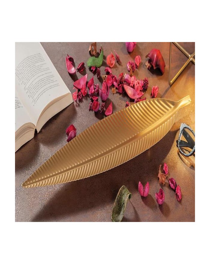 FOGLIA IN FERRO ORO 56x13...