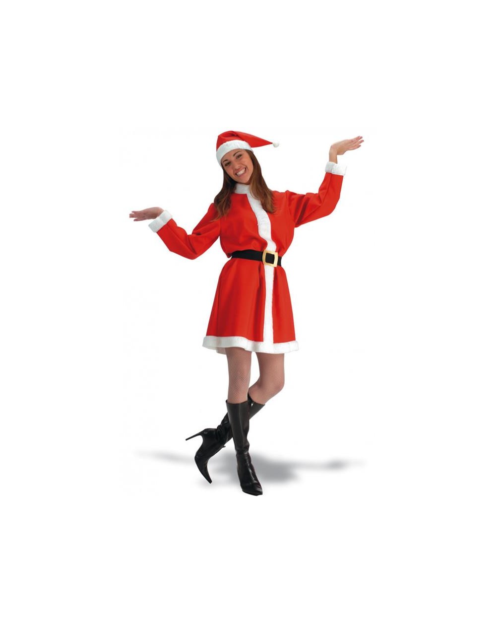 VESTITO BABBO NATALE DONNA  A296207