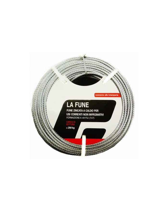 FUNE ZINCATA 1.8MM 9 METRI...