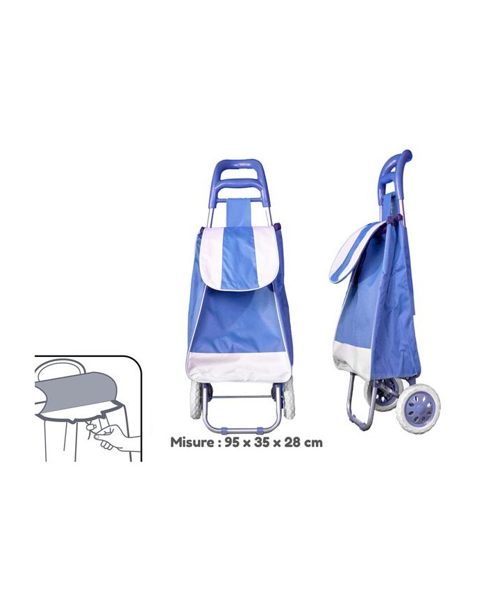 TROLLEY SPESA BLU...