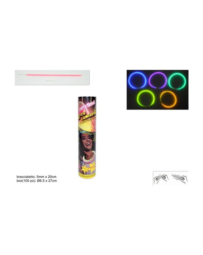 BRACCIALETTI LUMINOSI FLUO...
