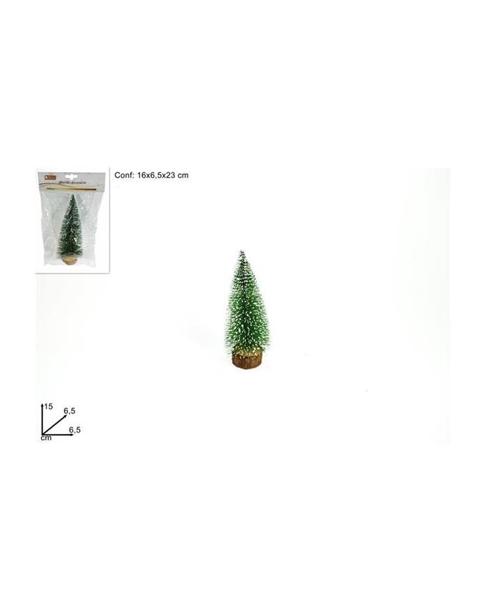 ALBERO ABETE INNEVATO VERDE...