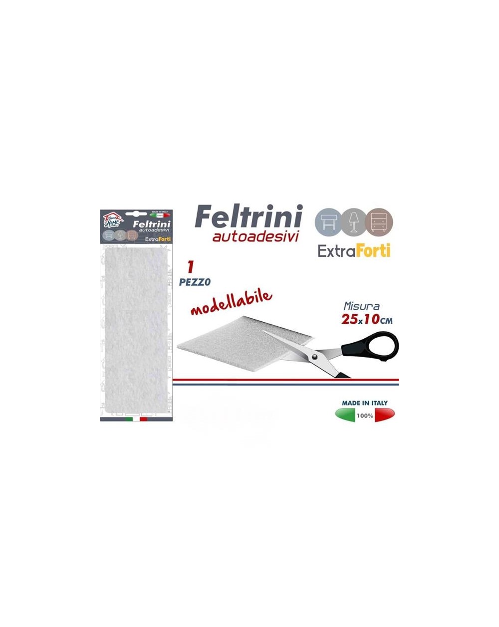 FELTRINI RISPARMIO 10X25 cm BIANCO  8052690003603