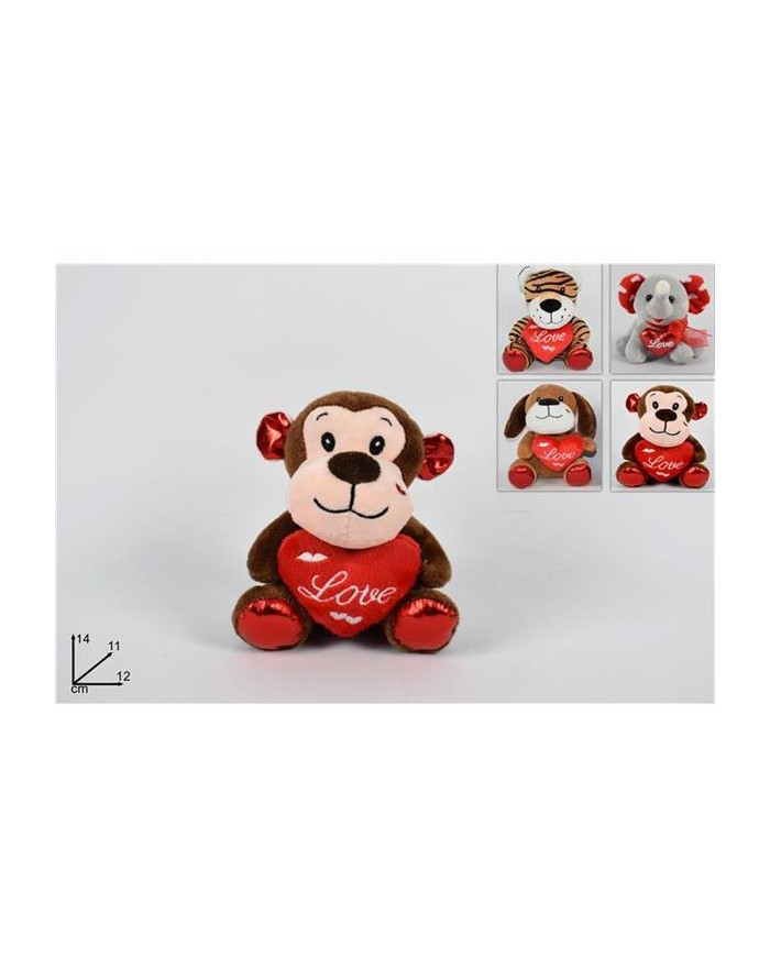 PELUCHE ANIMALI CON CUORE...