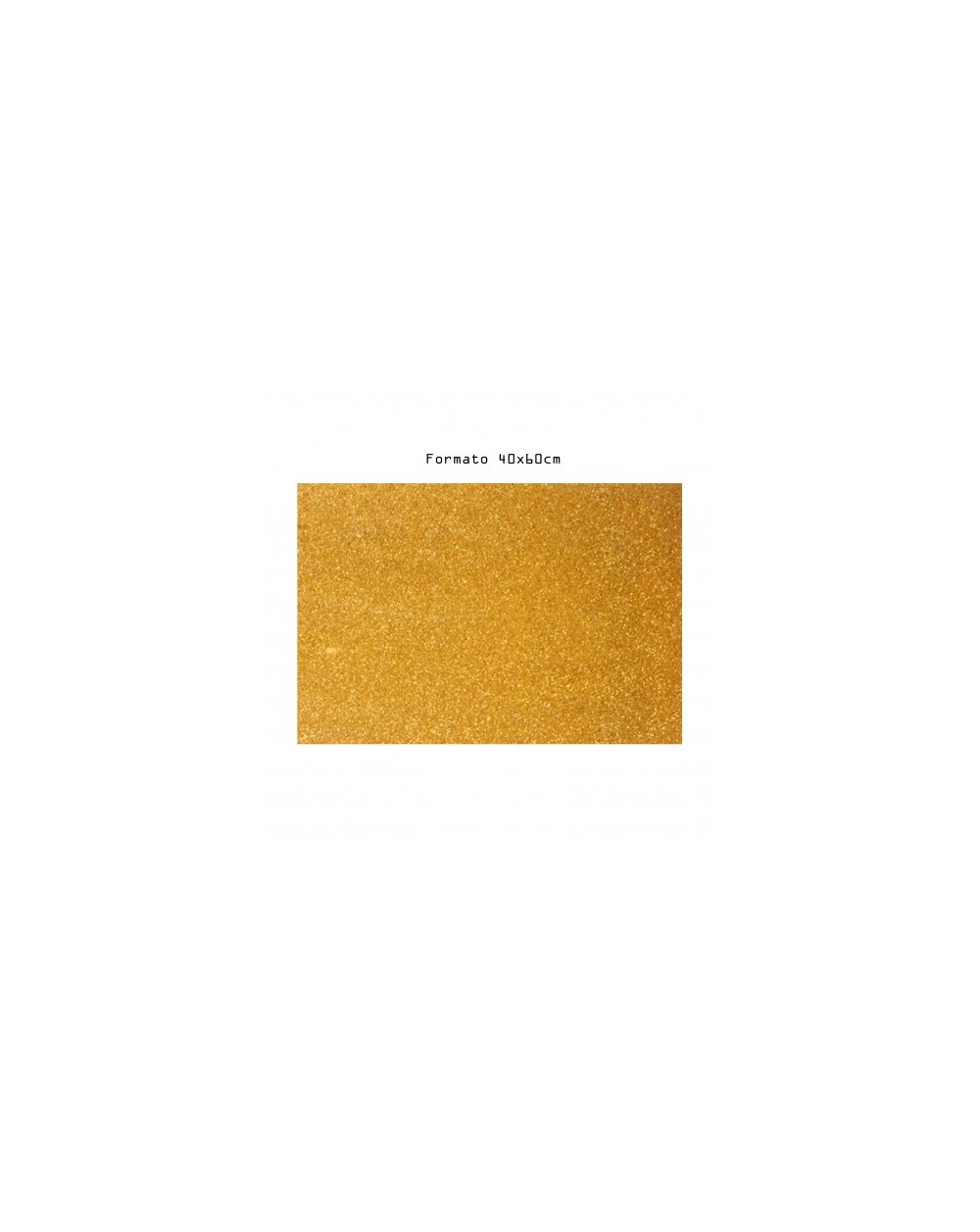 1 FOGLIO GOMMA EVA ORO 40X60CM  A213301