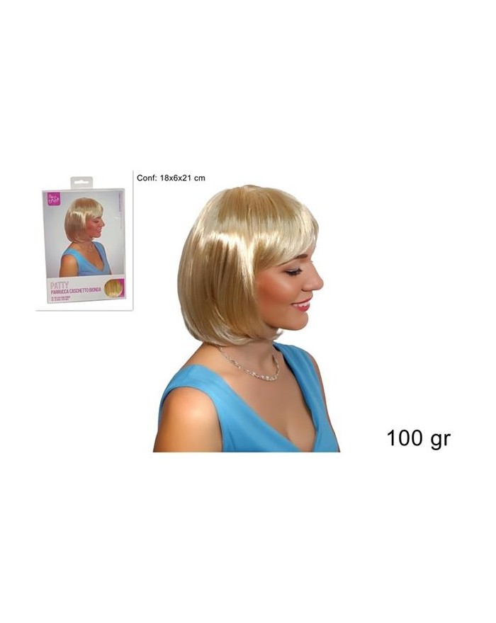 PARRUCCA CASCHETTO BIONDA...