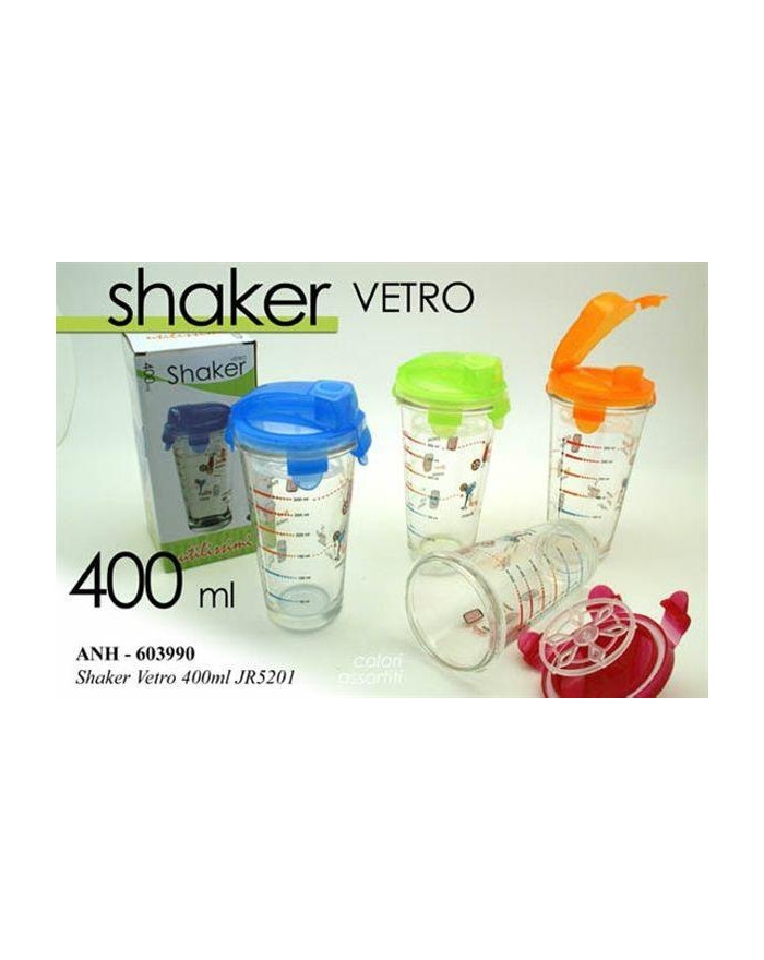 SHAKER VETRO 400ML.ASS.  A174863