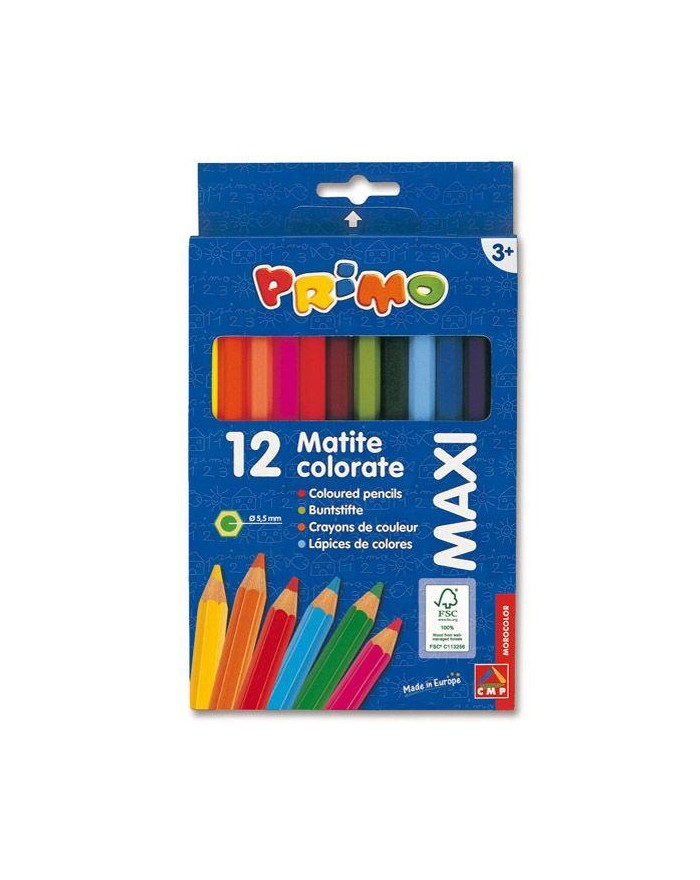 12 MATITE LACCATE GROSSE...