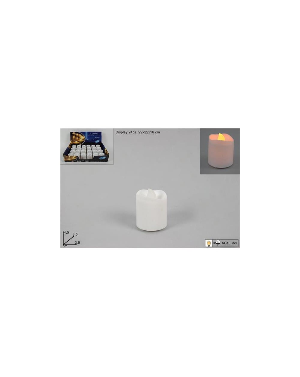 LUMINO TEALIGHT A BATTERIA  A204886