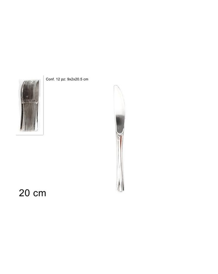 COLTELLI PLASTICA SILVER...