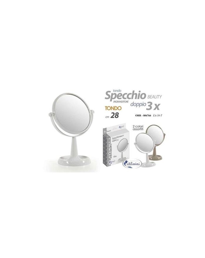 SPECCHIO TONDO 3X PLASTICA...