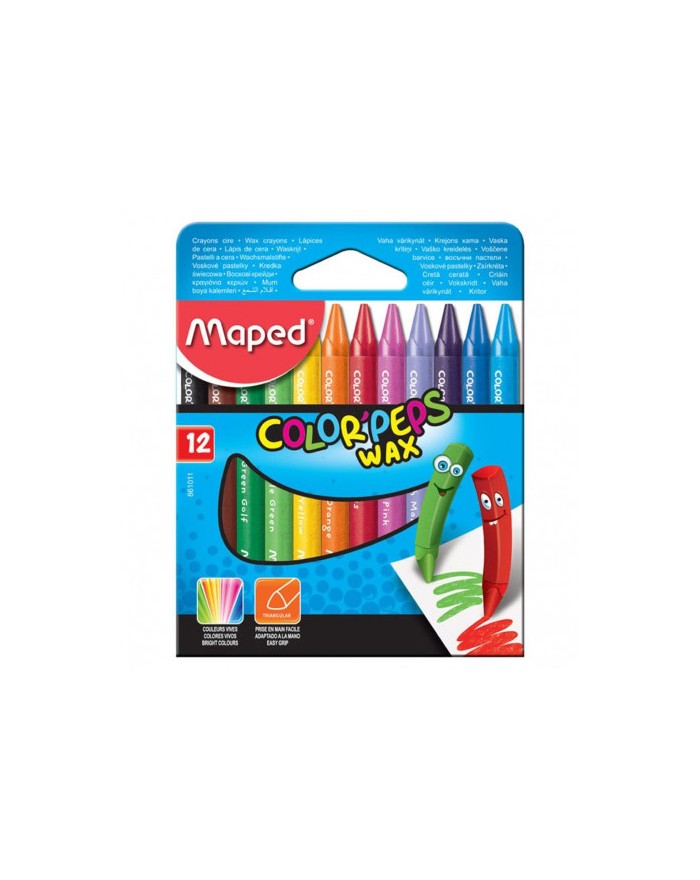 12 PASTELLI A CERA...