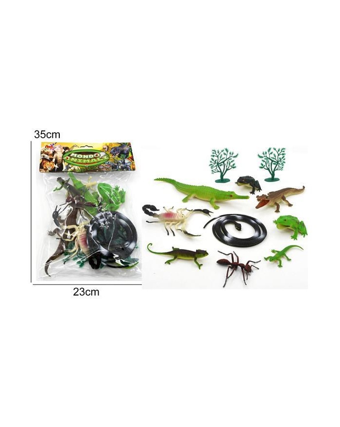 ANIMALI STAGNO 11 PEZZI...