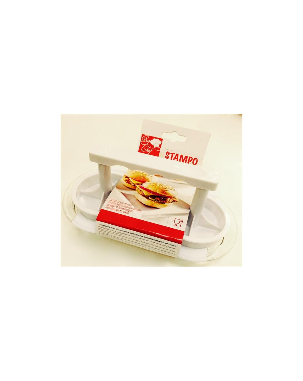 STAMPO X 2MINI HAMBURGER PLASTICA A181926