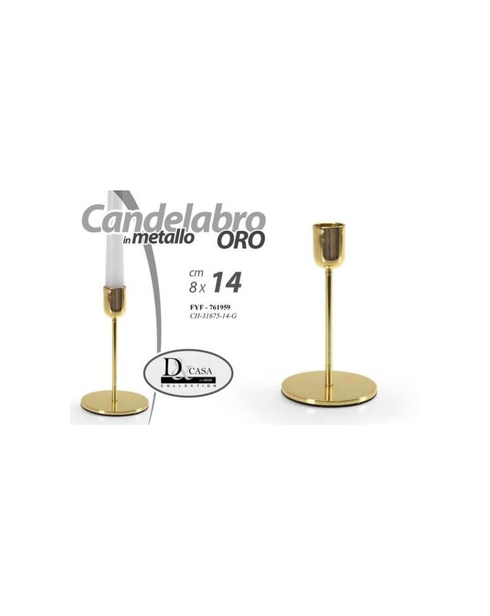 CANDELABRO C.ORO 8X14  761959