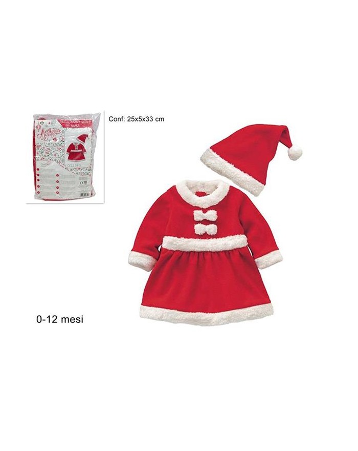 VESTITO BABBO NATALE BIMBA...