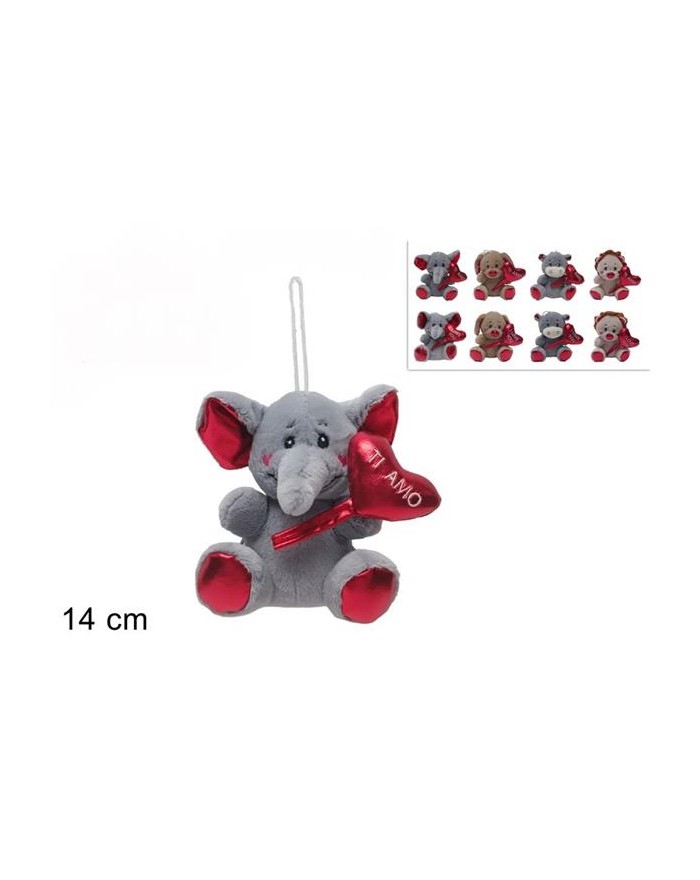 PELUCHE CON CUORE 14CM...