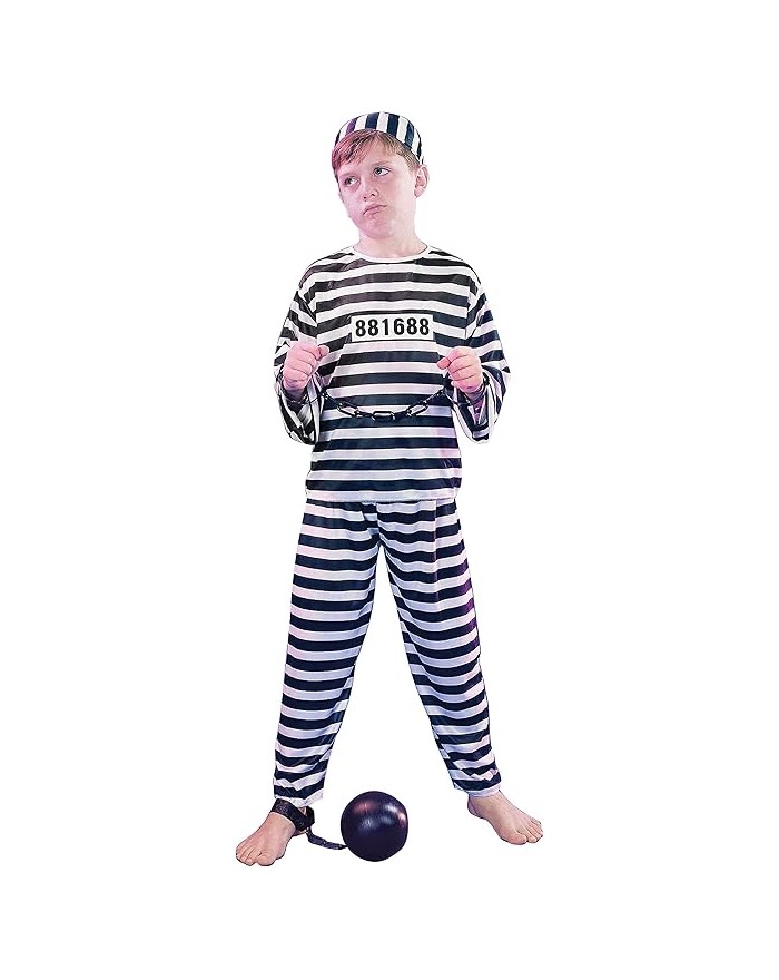 COSTUME CARCERATO 7/9 ANNI...